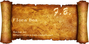 Flora Bea névjegykártya